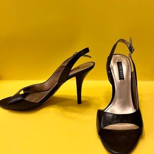 Nine West Black Slingback Pumps